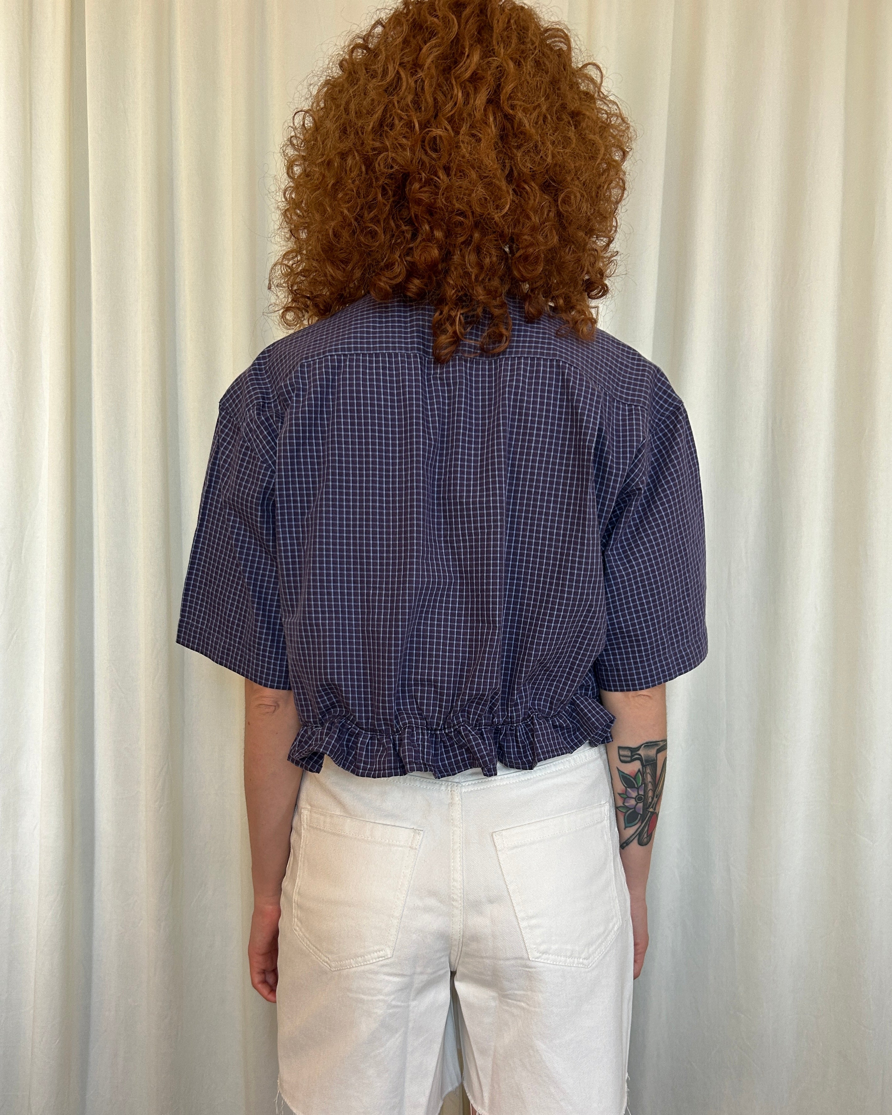 Camicia Lacoste crop