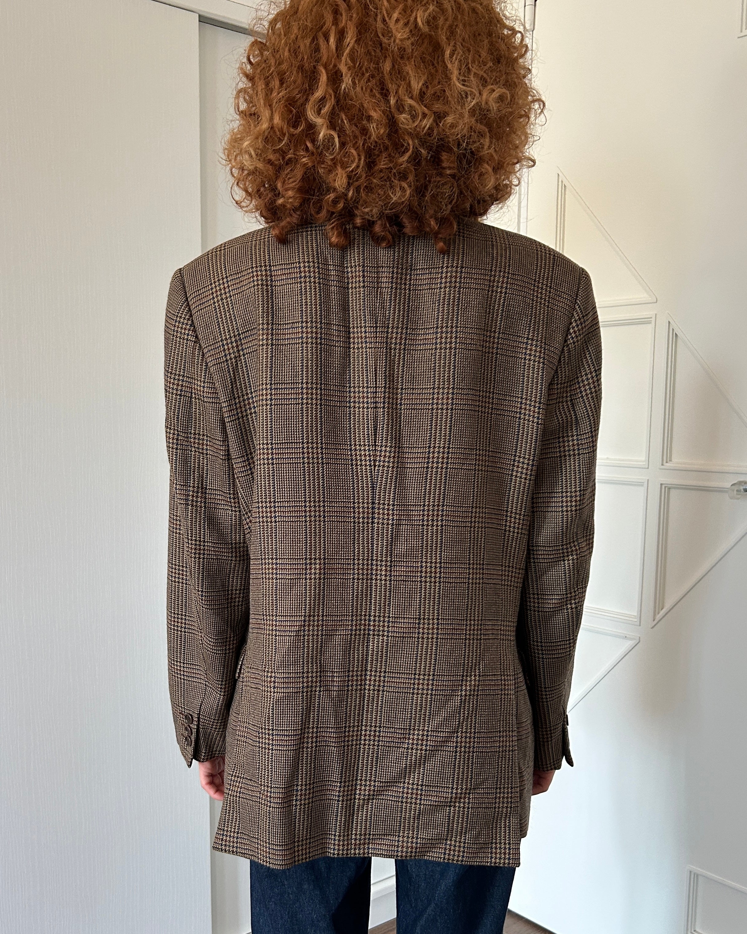 Blazer sartoriale quadri