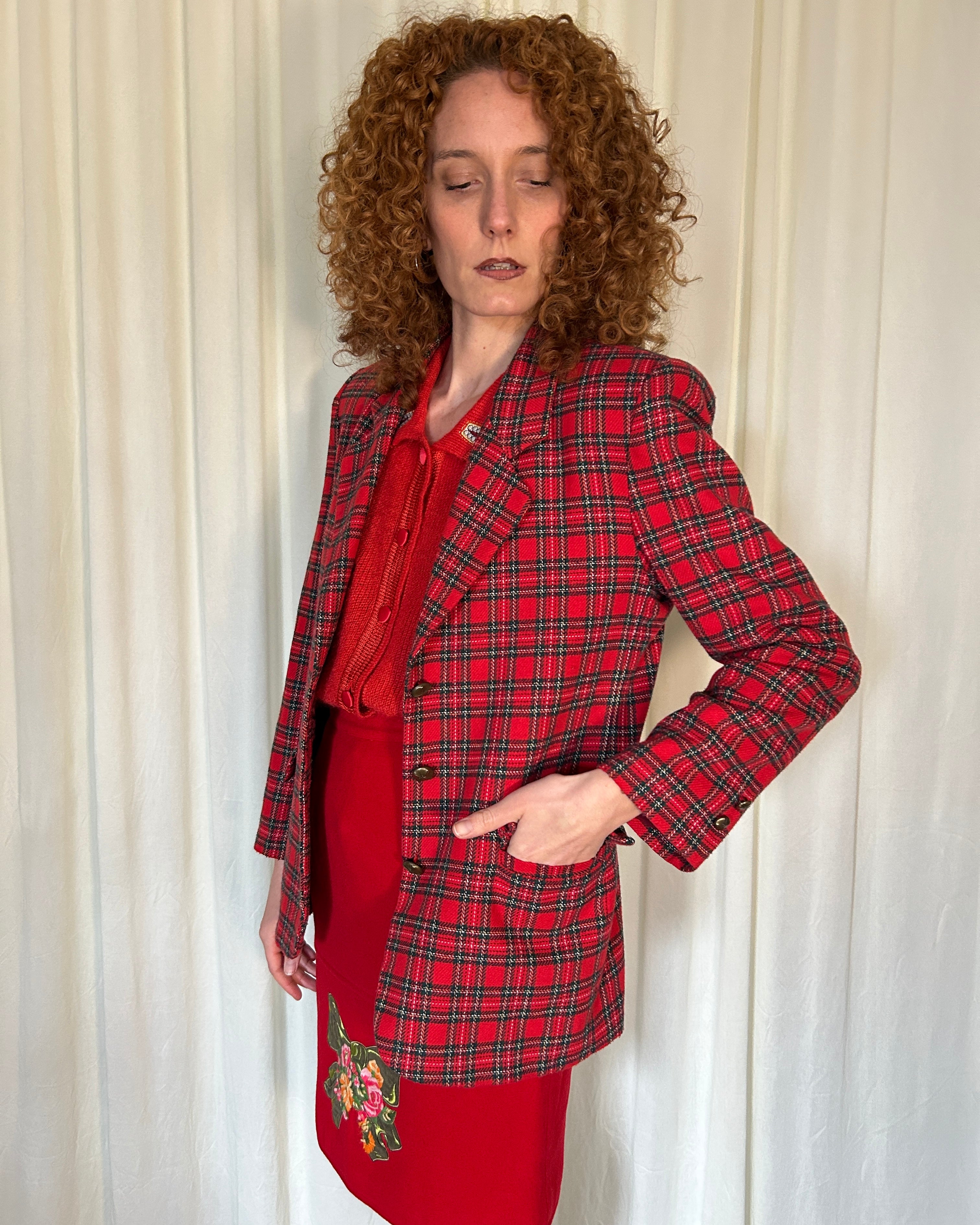 Blazer tartan