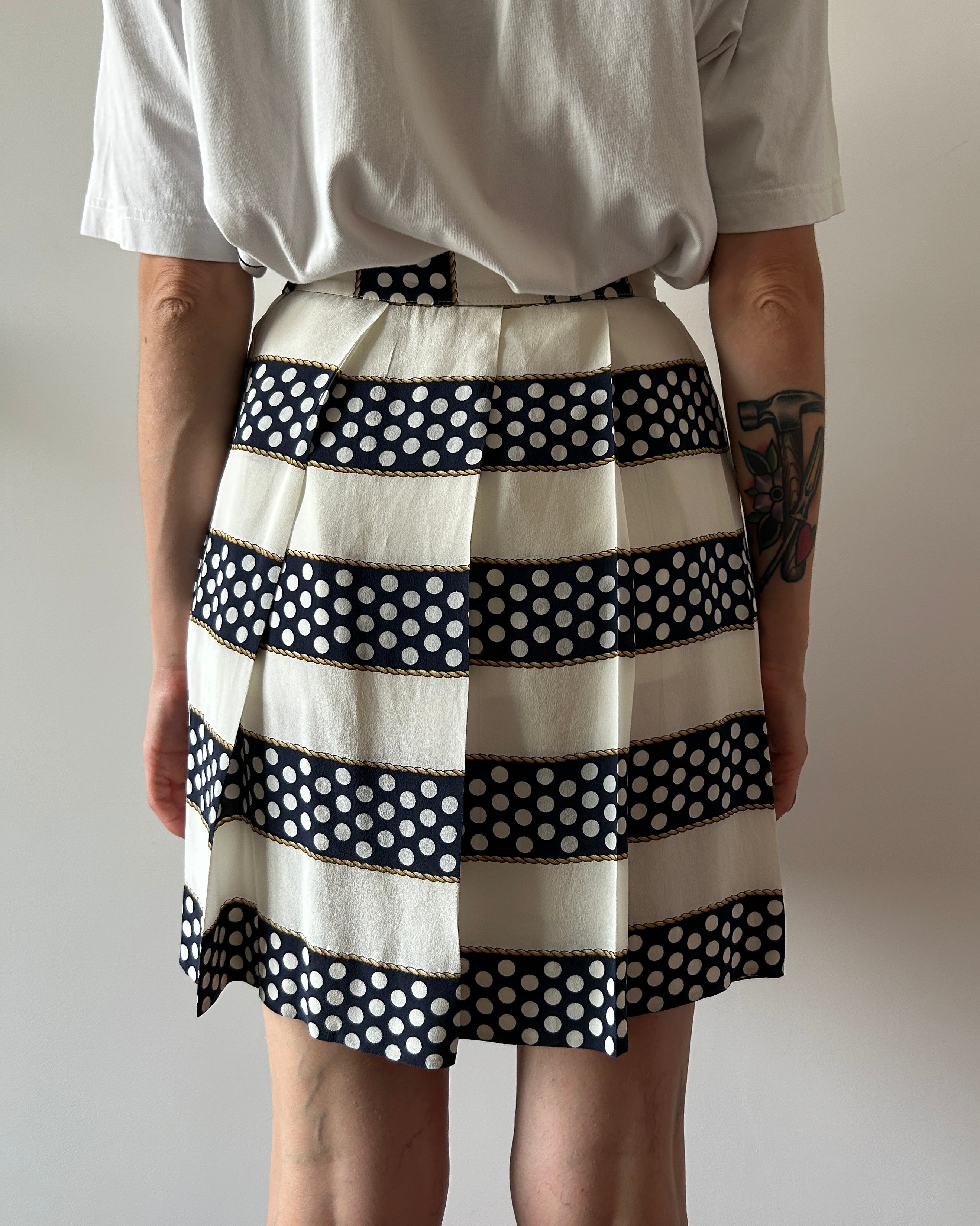 Minigonna righe e pois