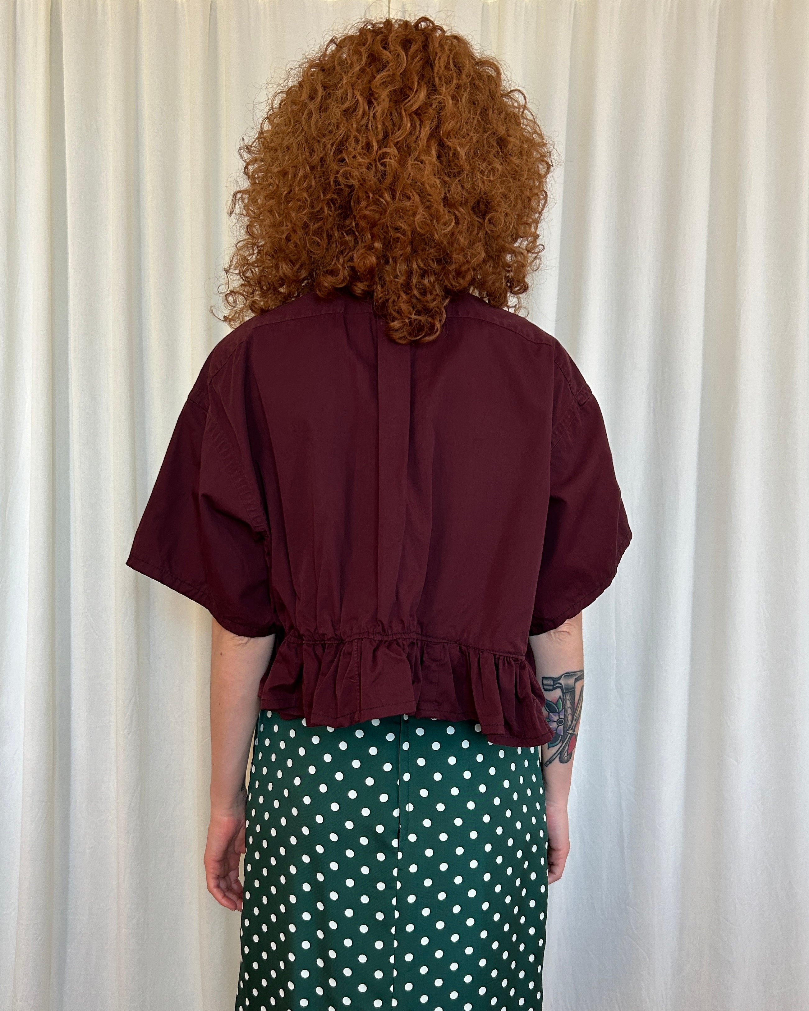 Camicia Ralph Lauren bordeaux