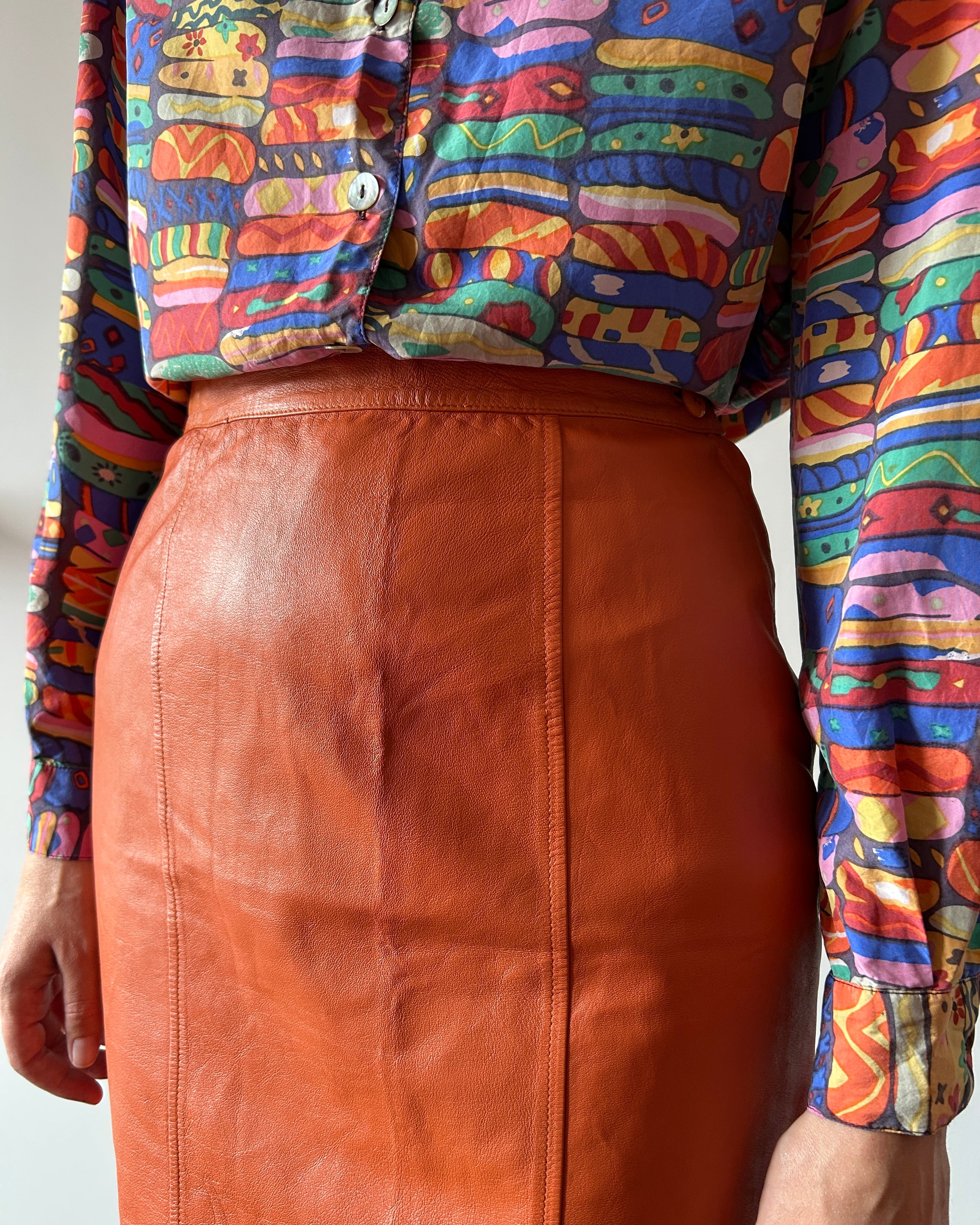 Minigonna arancio