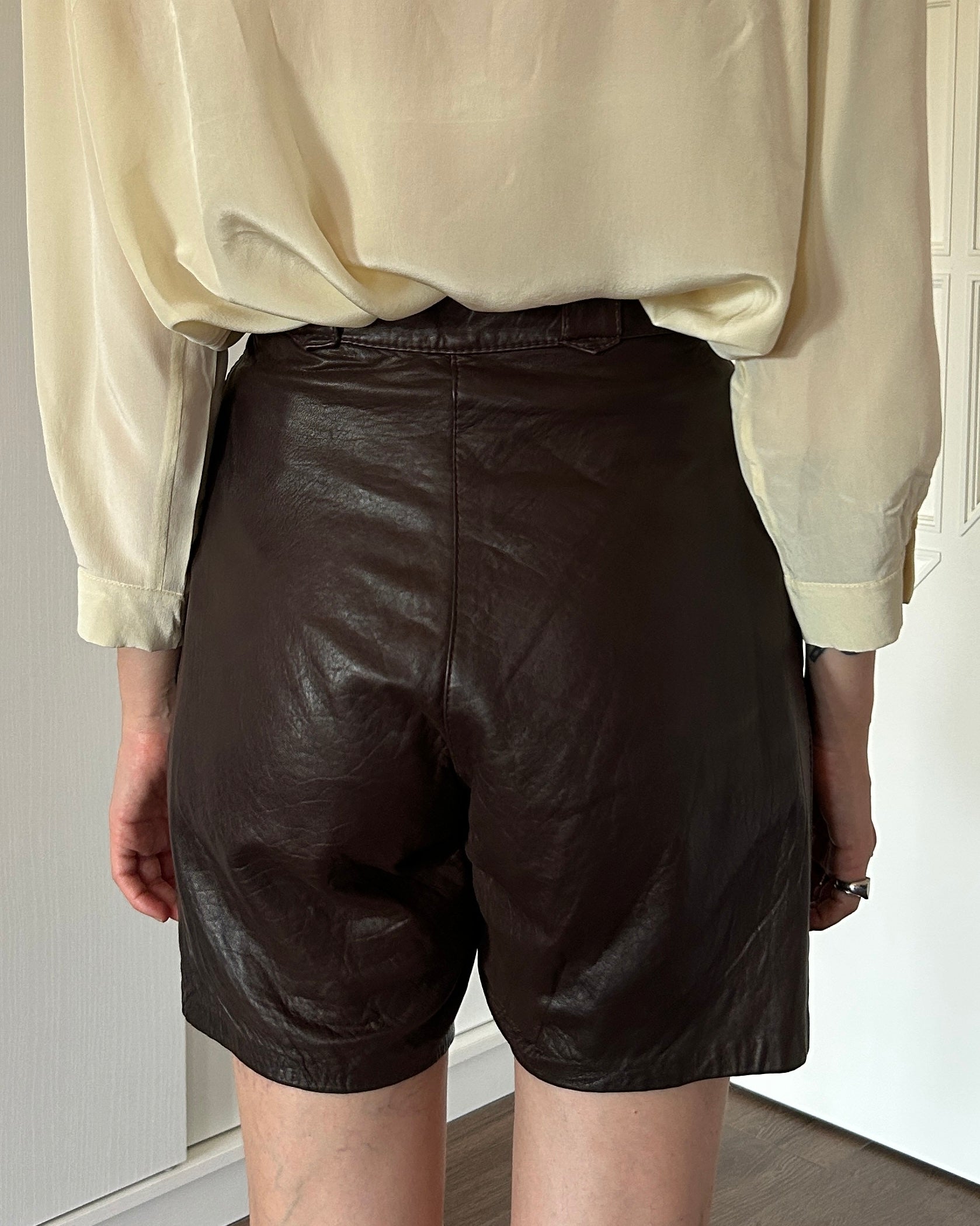 Shorts pelle