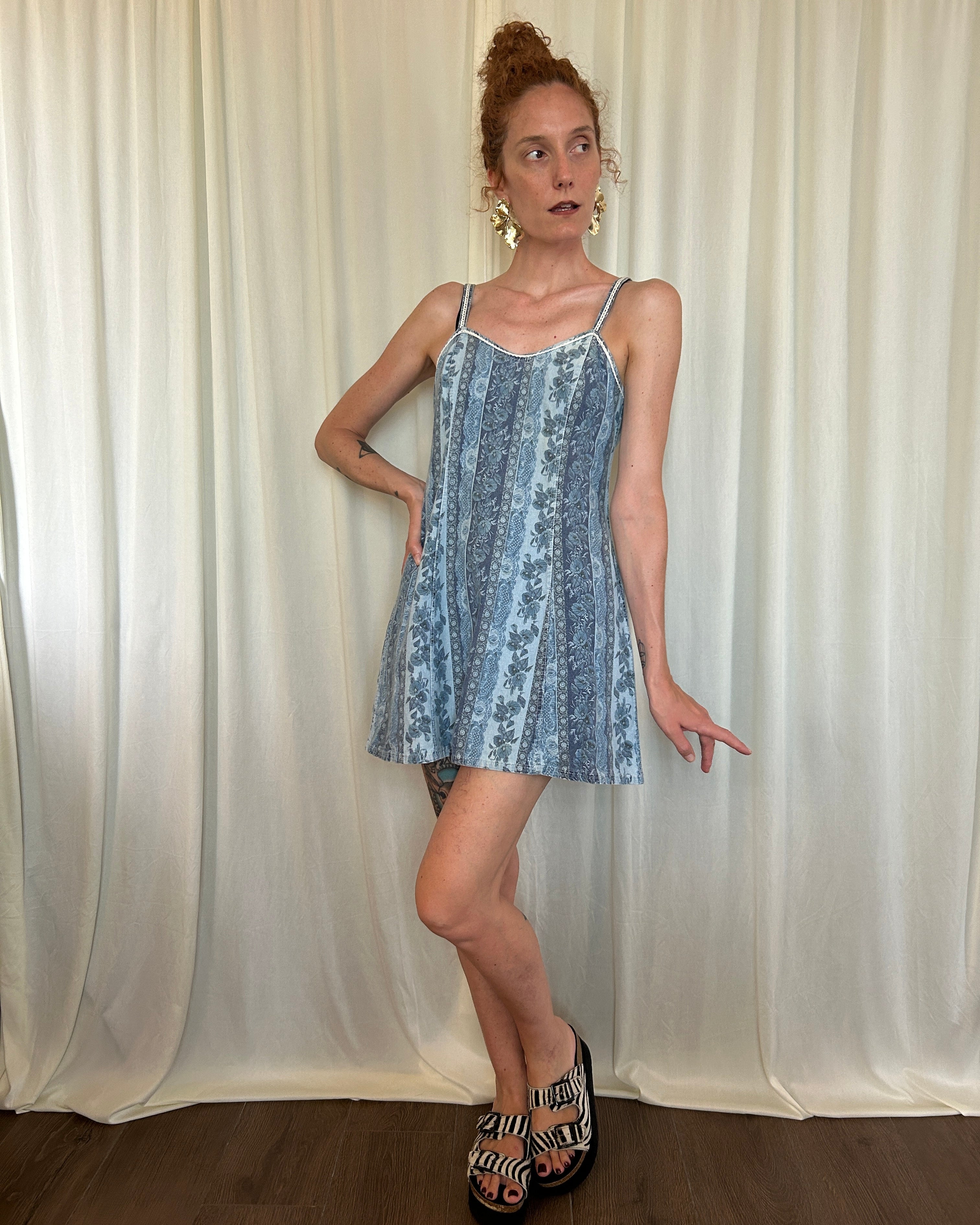 Minidress denim