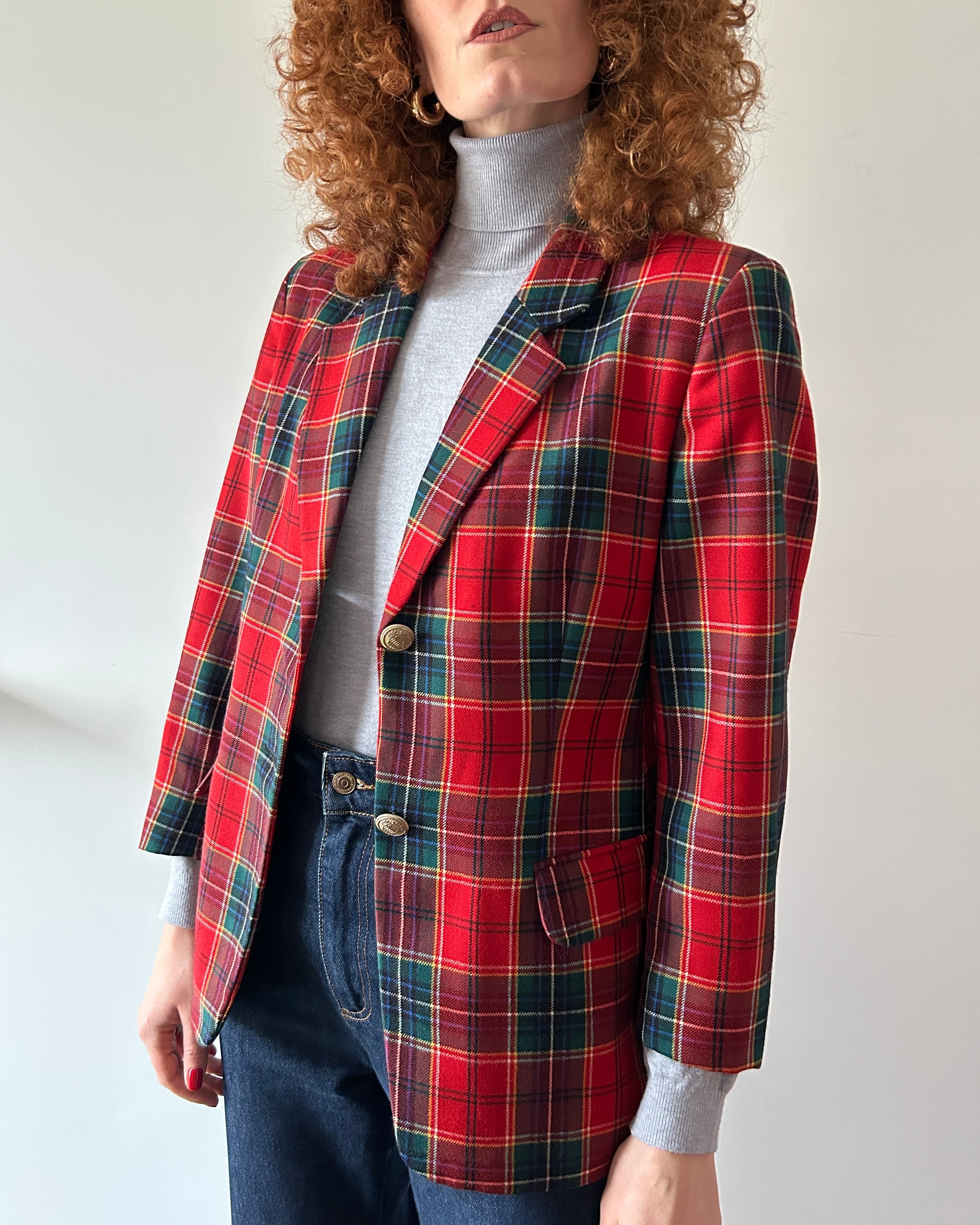 Blazer tartan