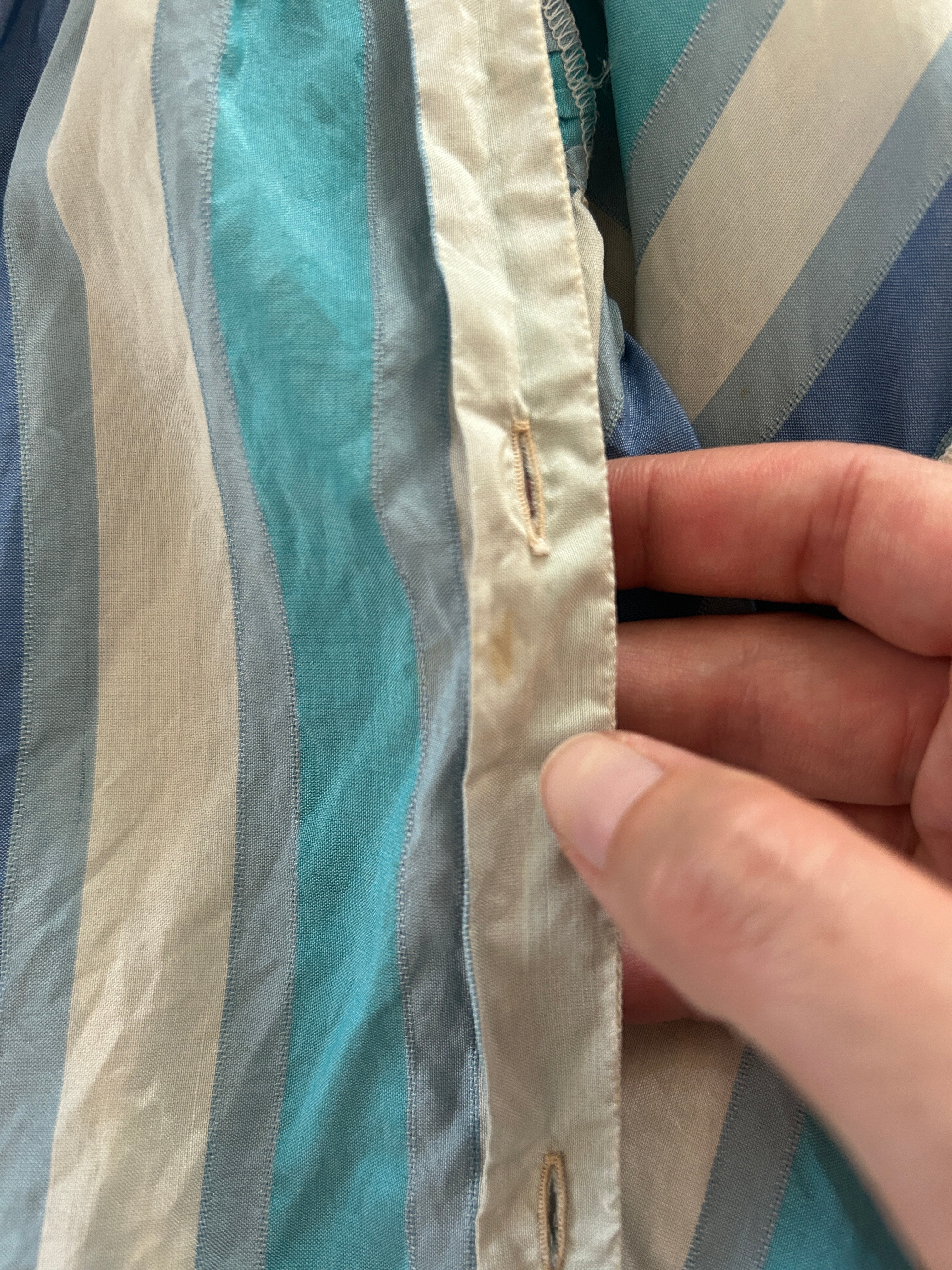 Camicia righe blu