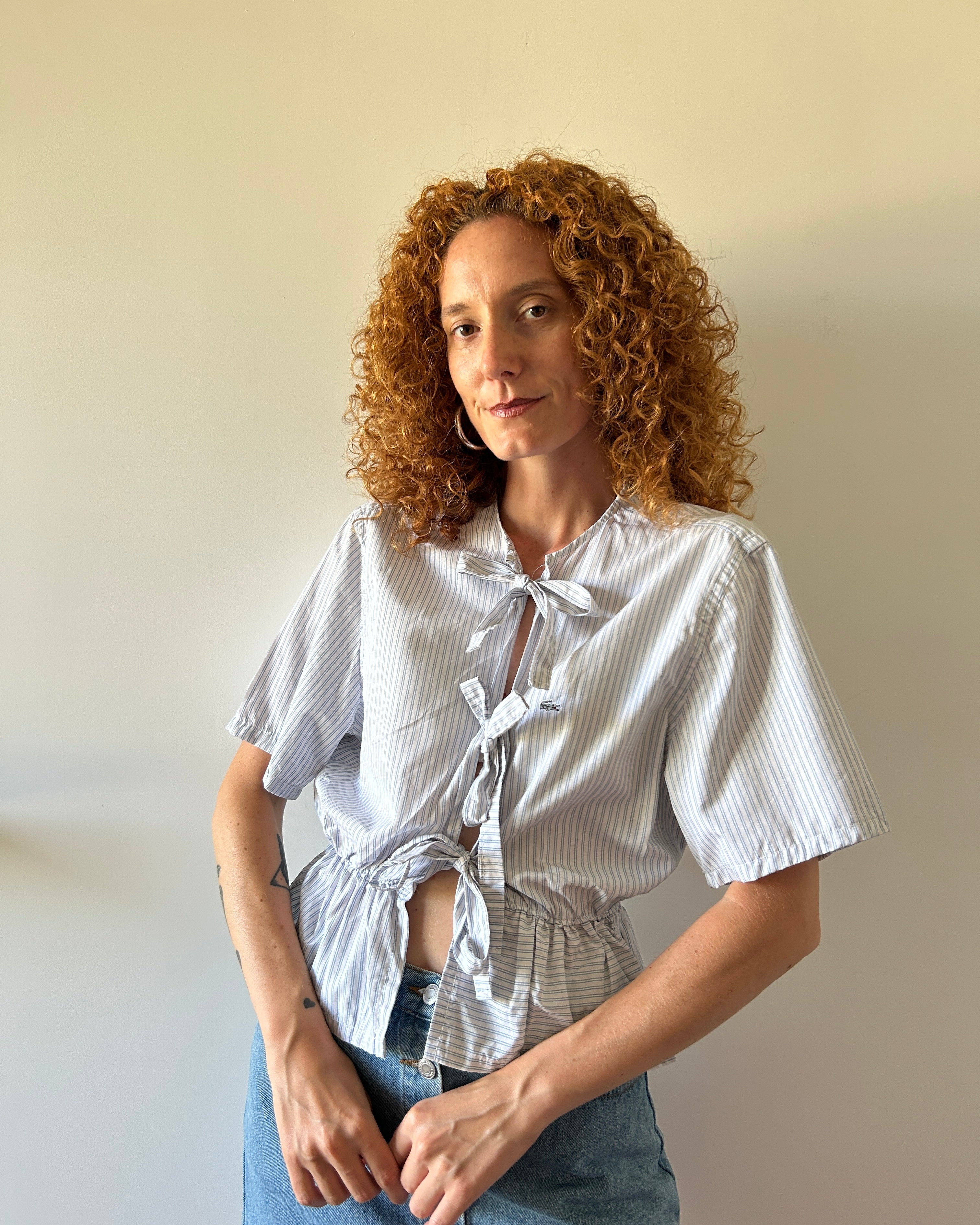 Camicia Lacoste righe