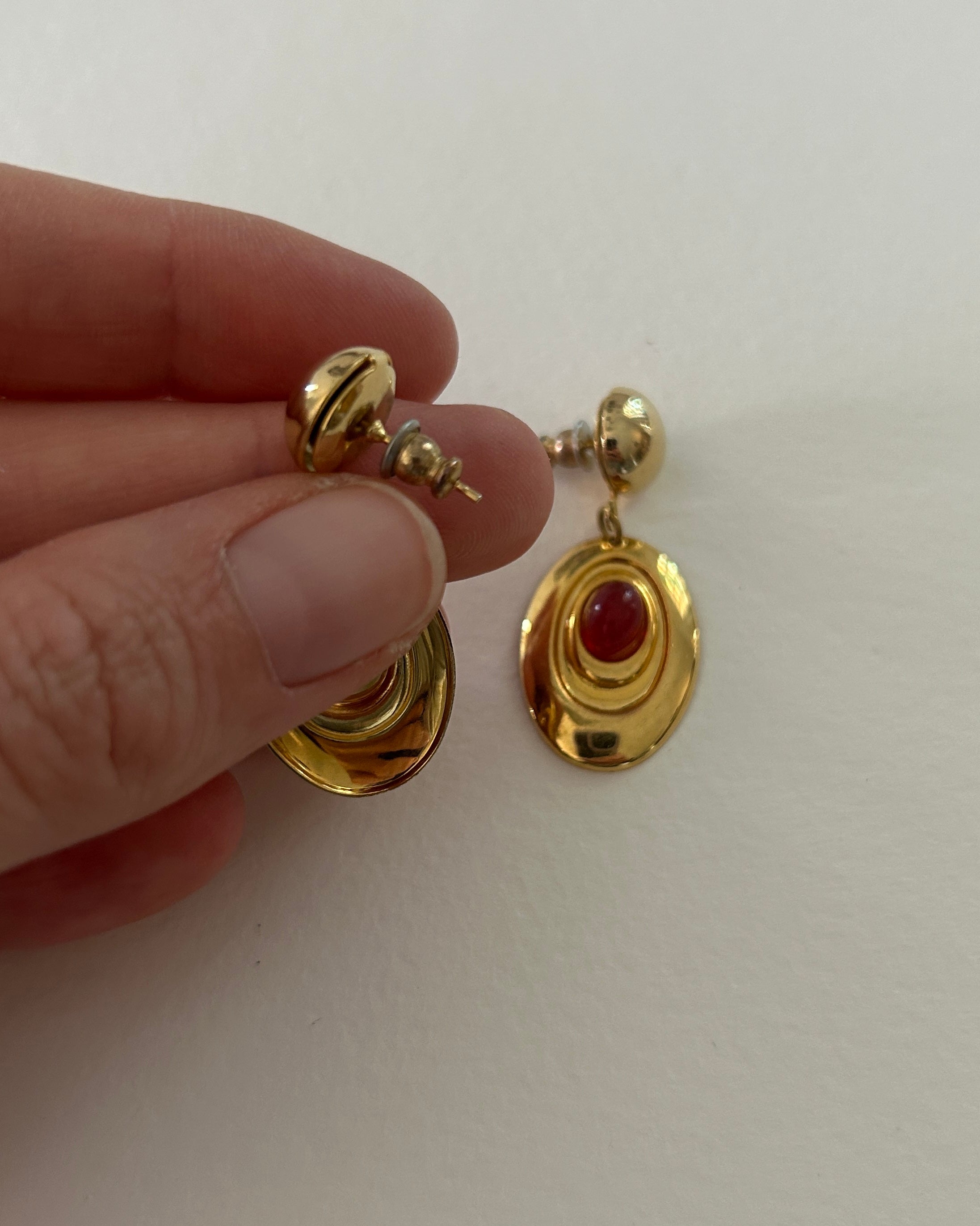 Pendenti pietra bordeaux