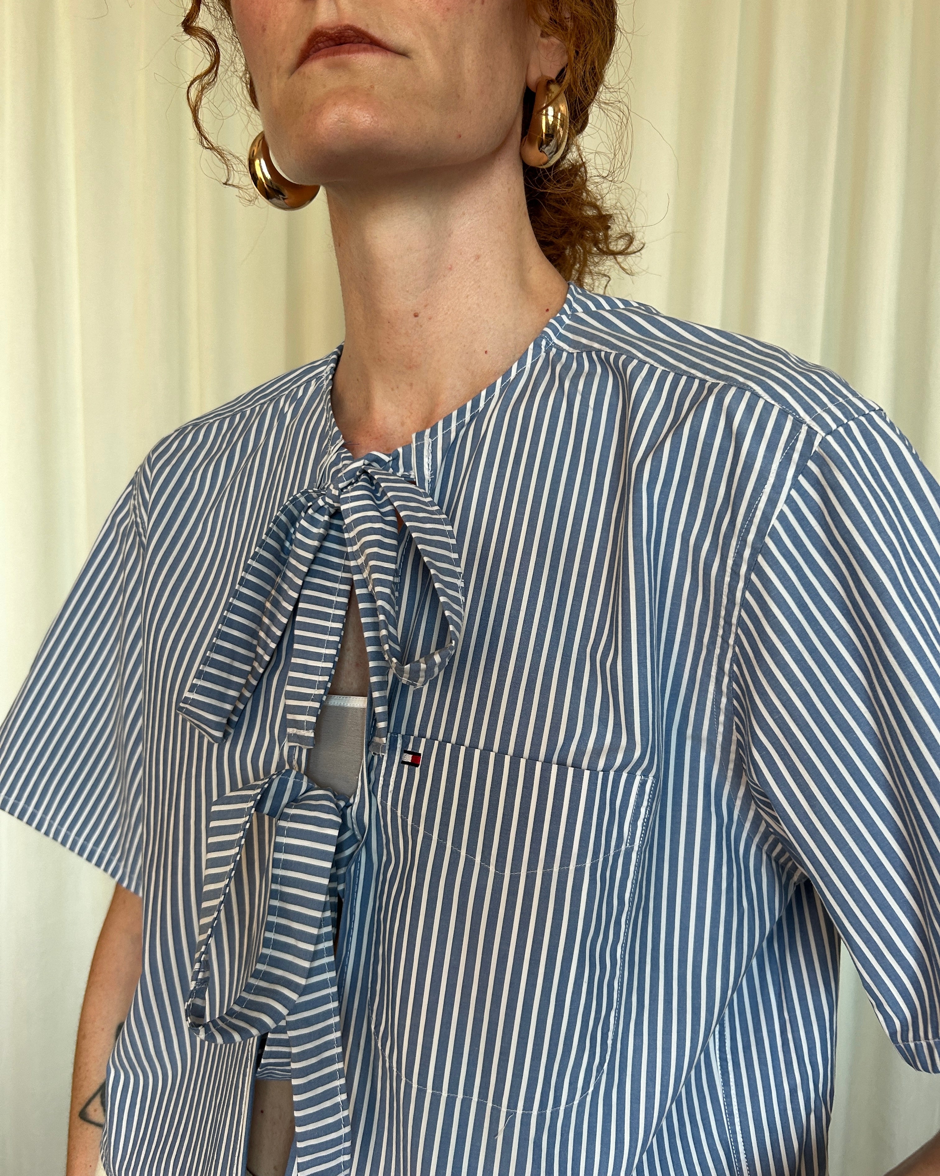 Camicia Tommy Hilfiger righe blu