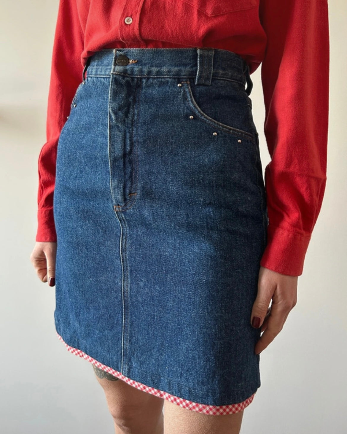 Minigonna jeans