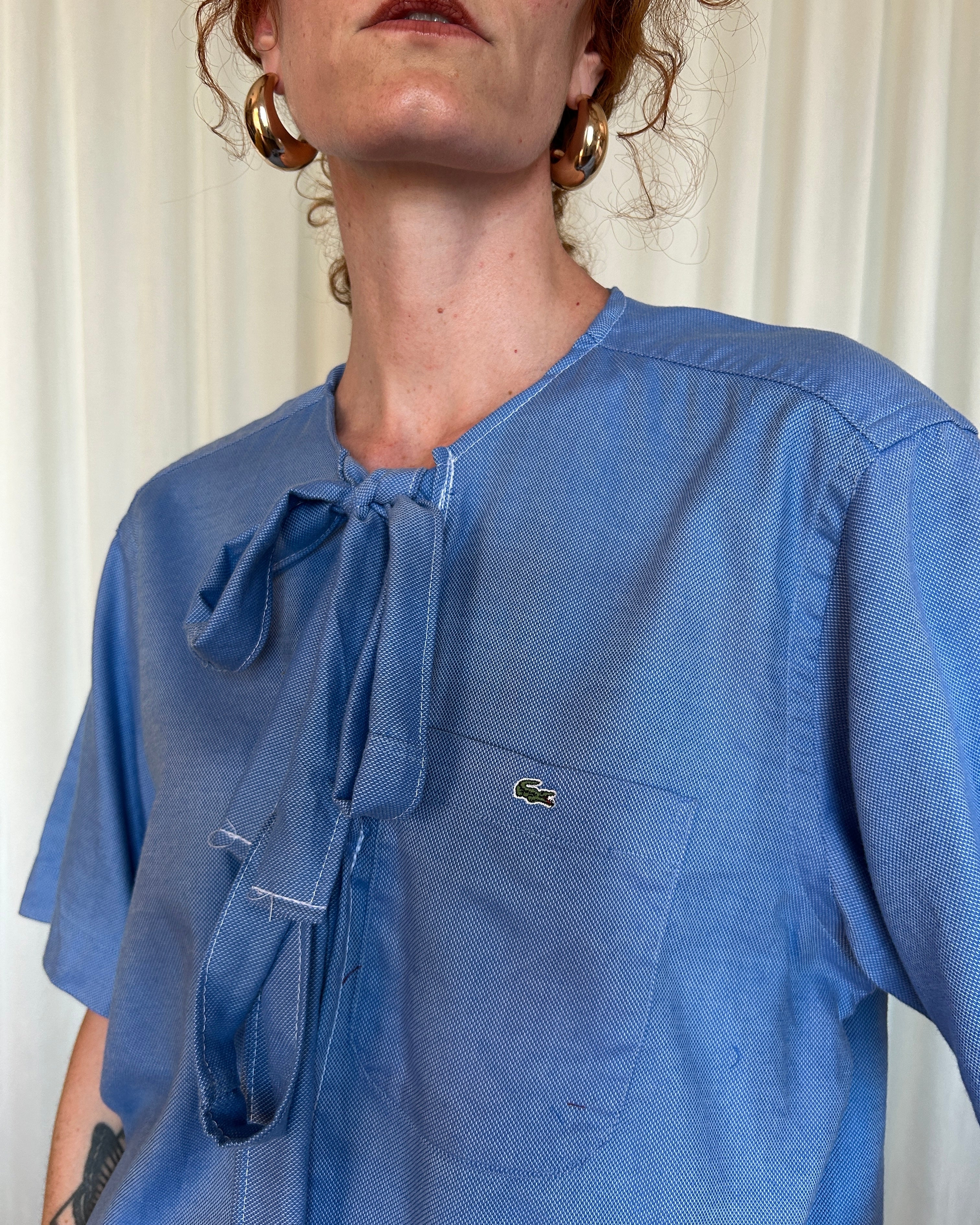 Camicia Lacoste azzurra
