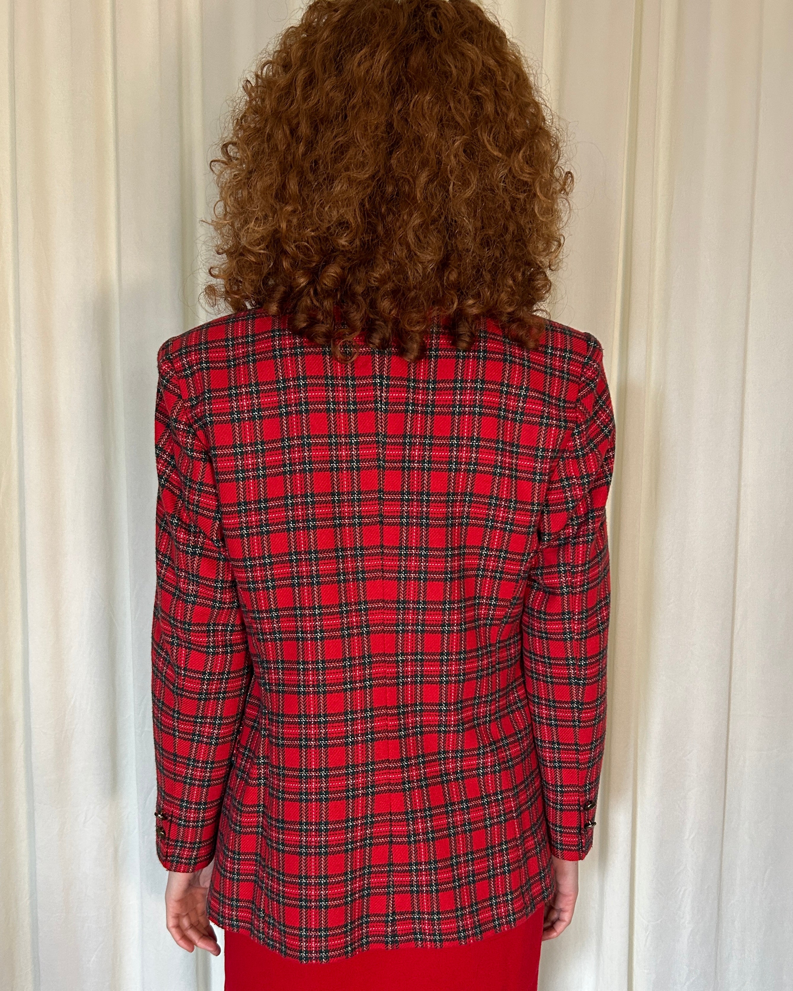 Blazer tartan