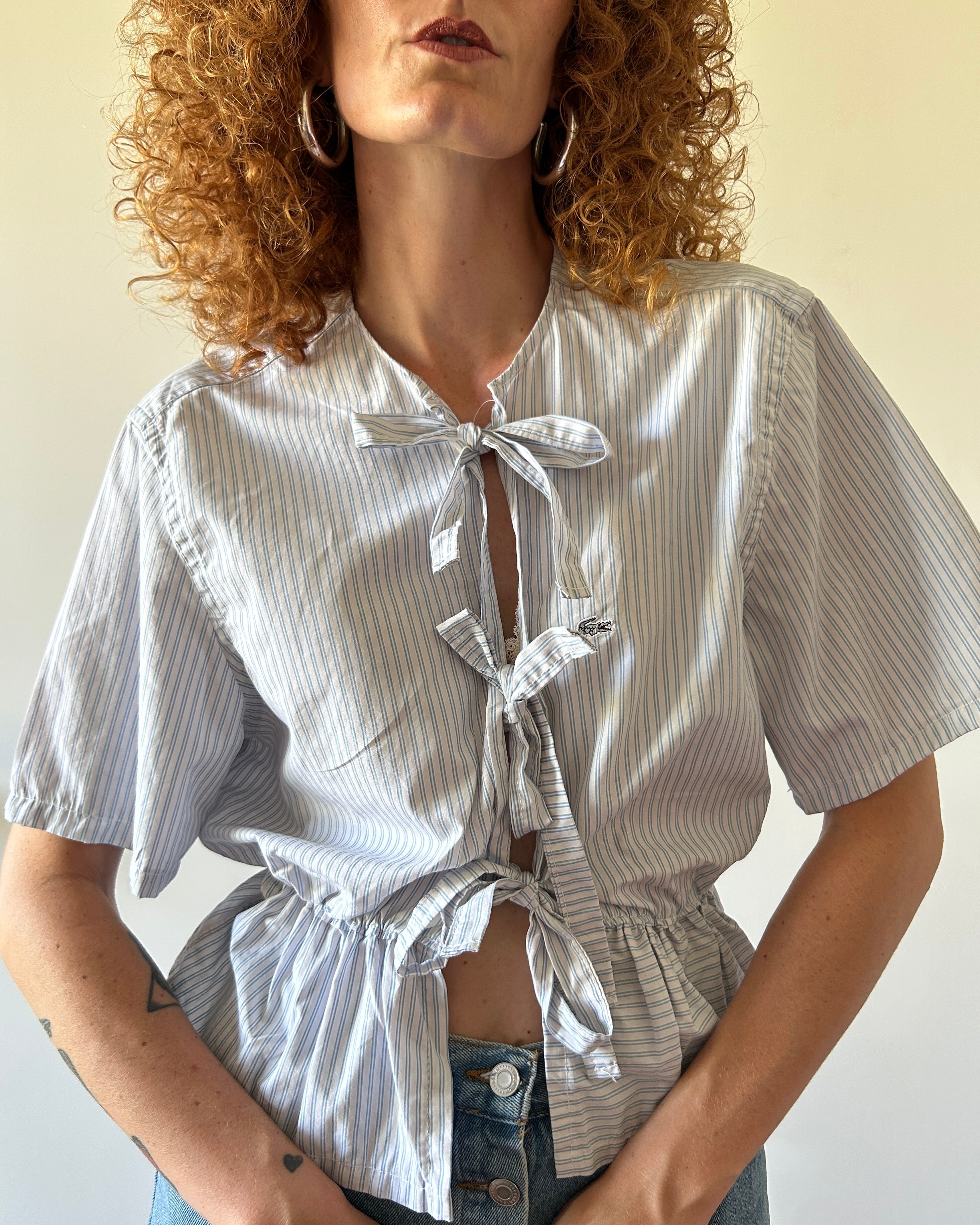 Camicia Lacoste righe