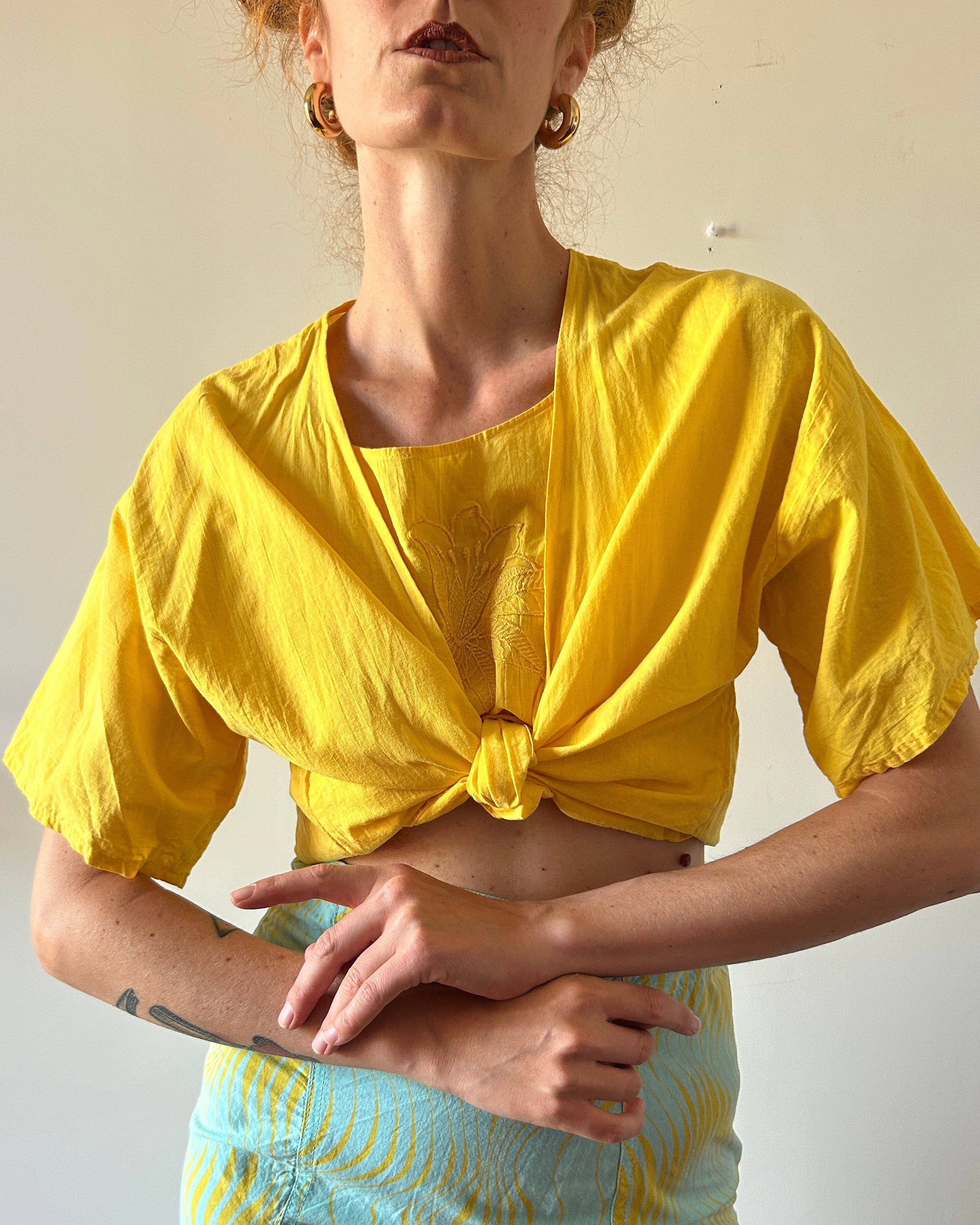 Twin set giallo