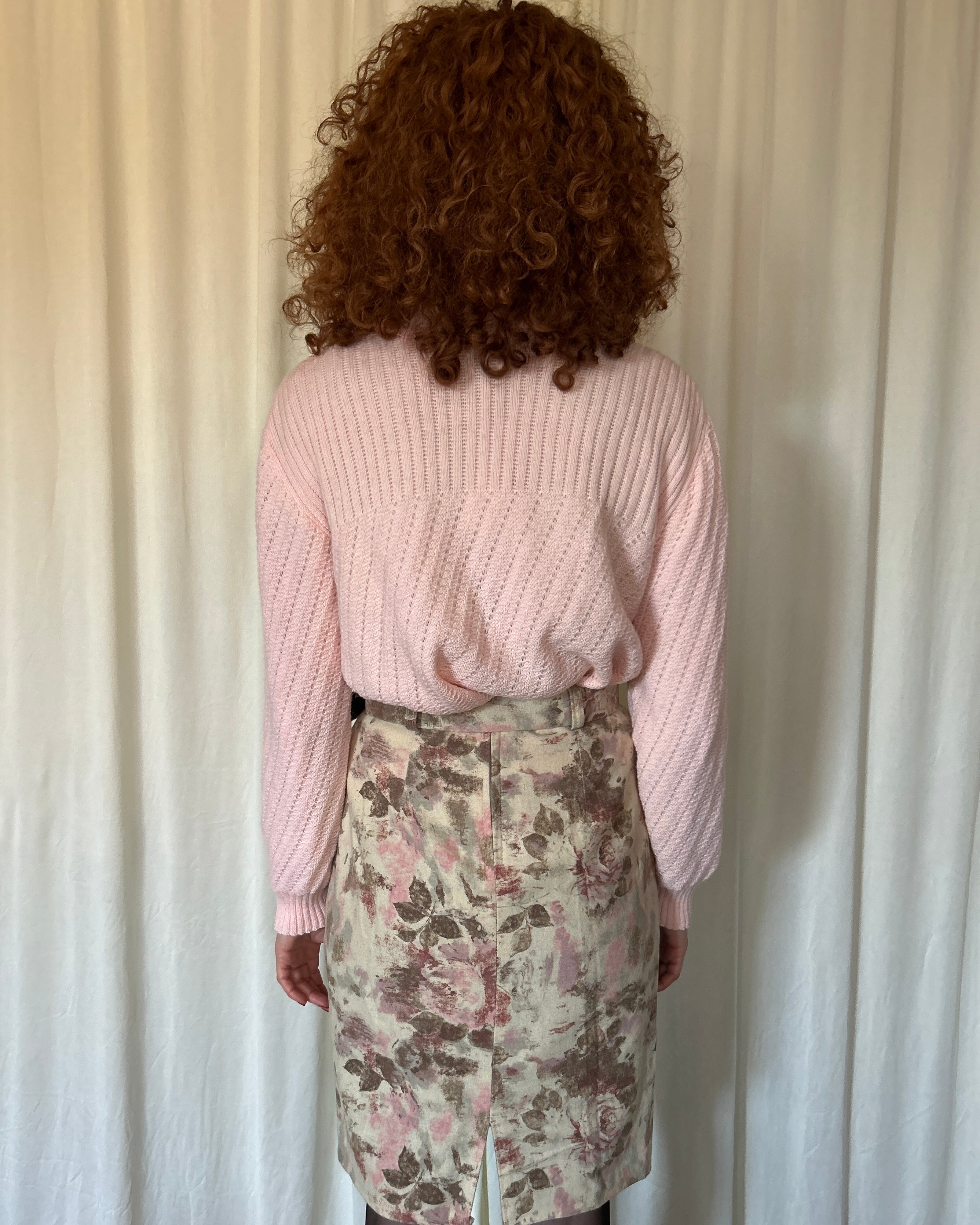 Cardigan rosa