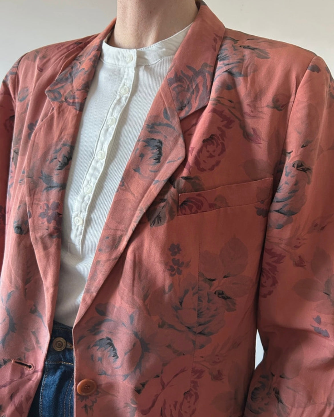 Blazer rosa antico