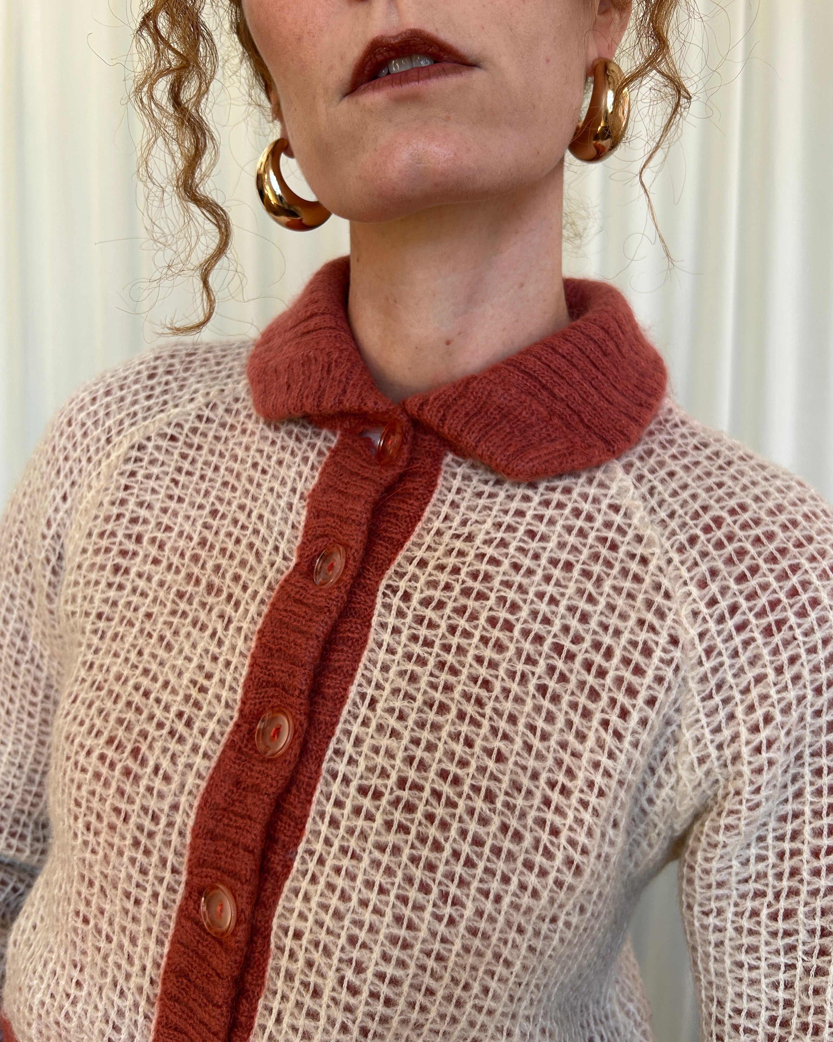 Cardigan rosa