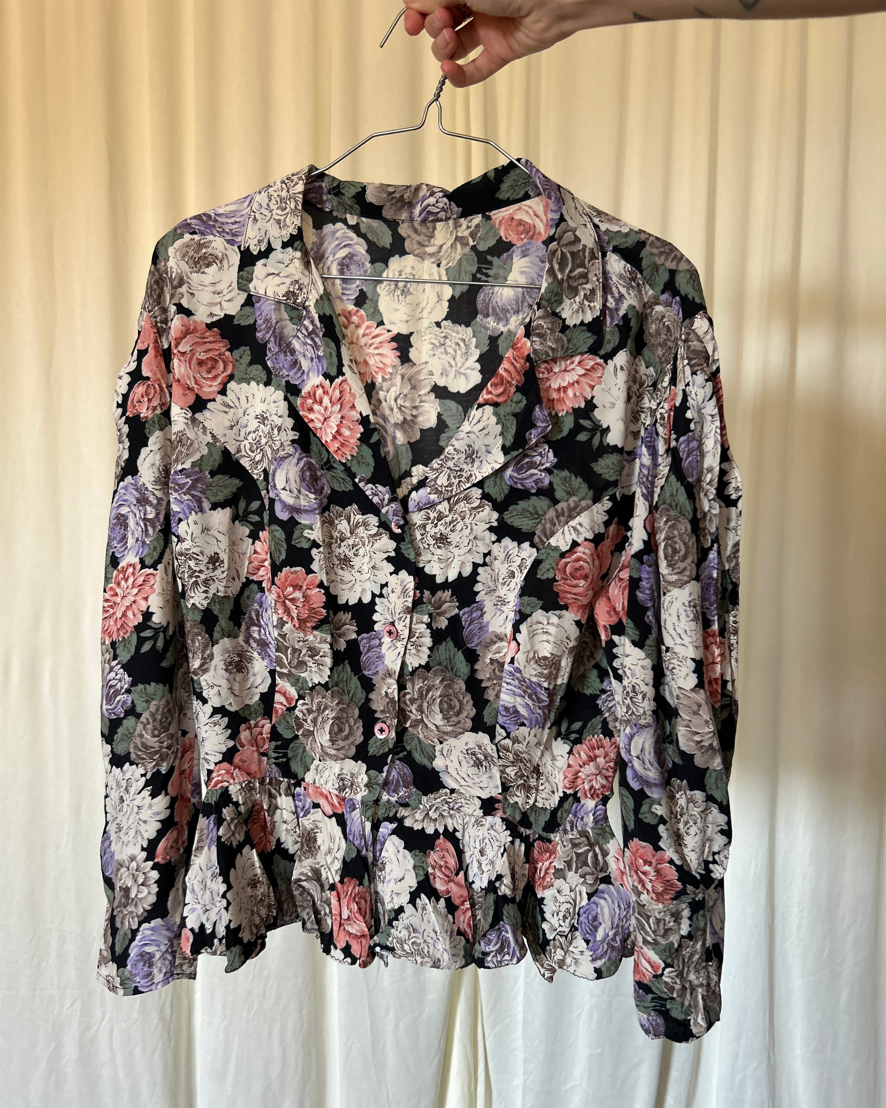 Camicia peonie