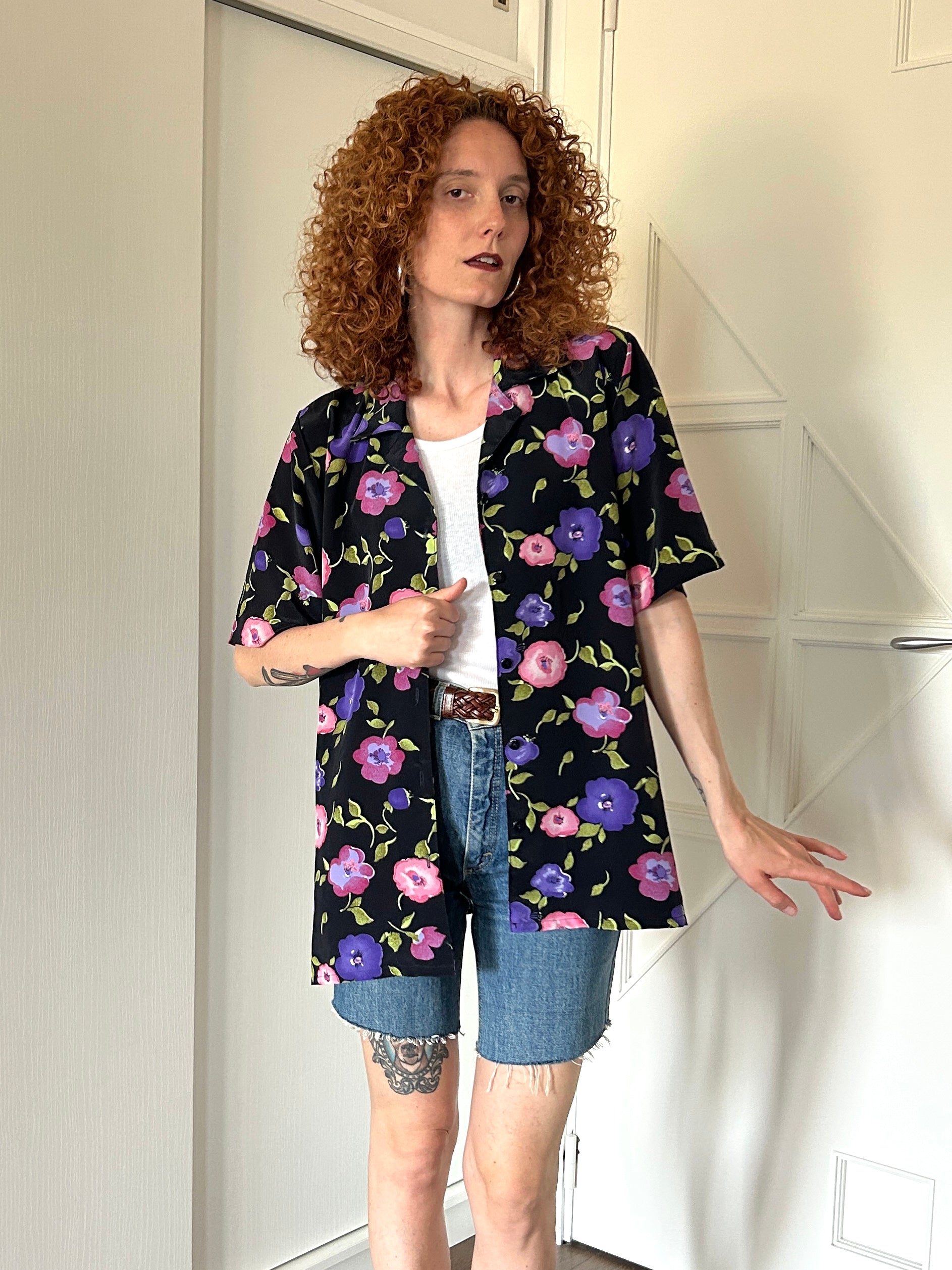 Camicia tulipani
