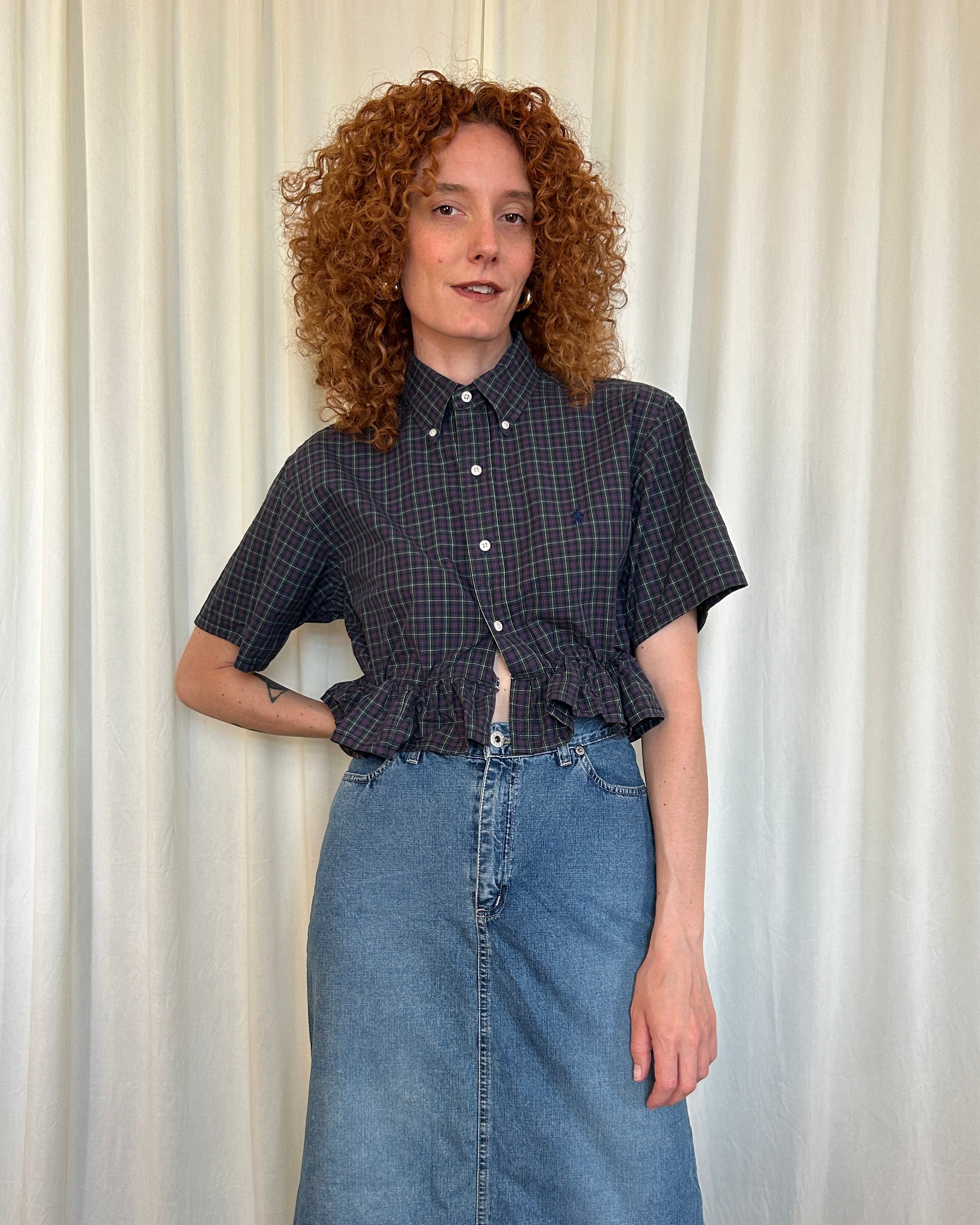 Camicia Ralph Lauren crop