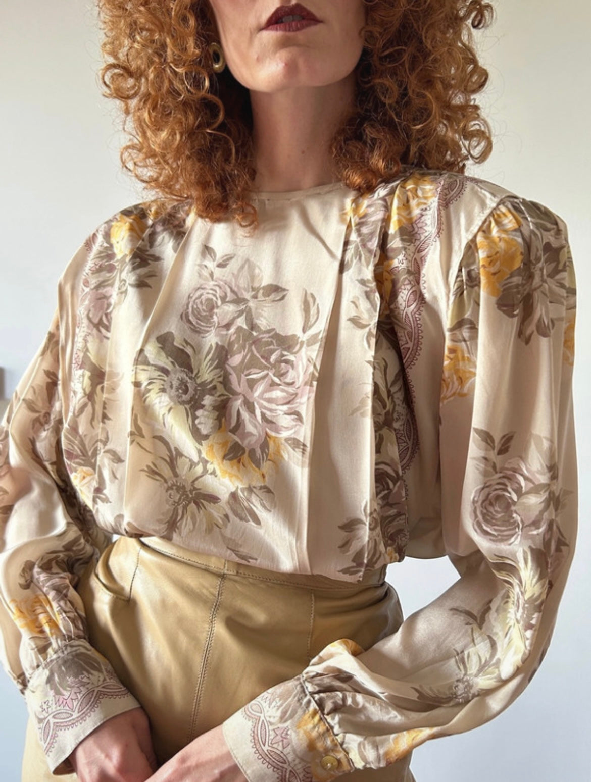 Camicia seta rose