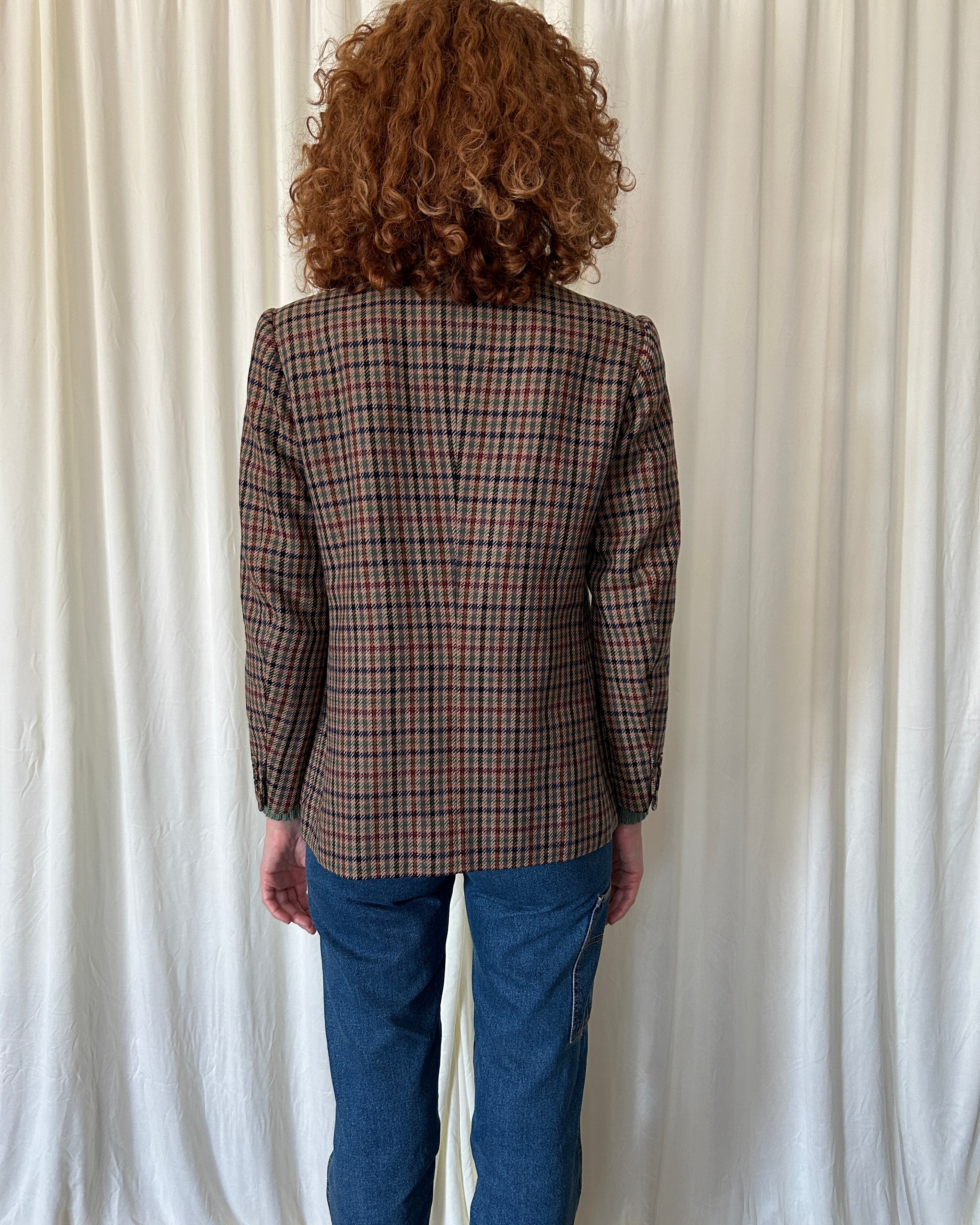 Blazer pied de poule