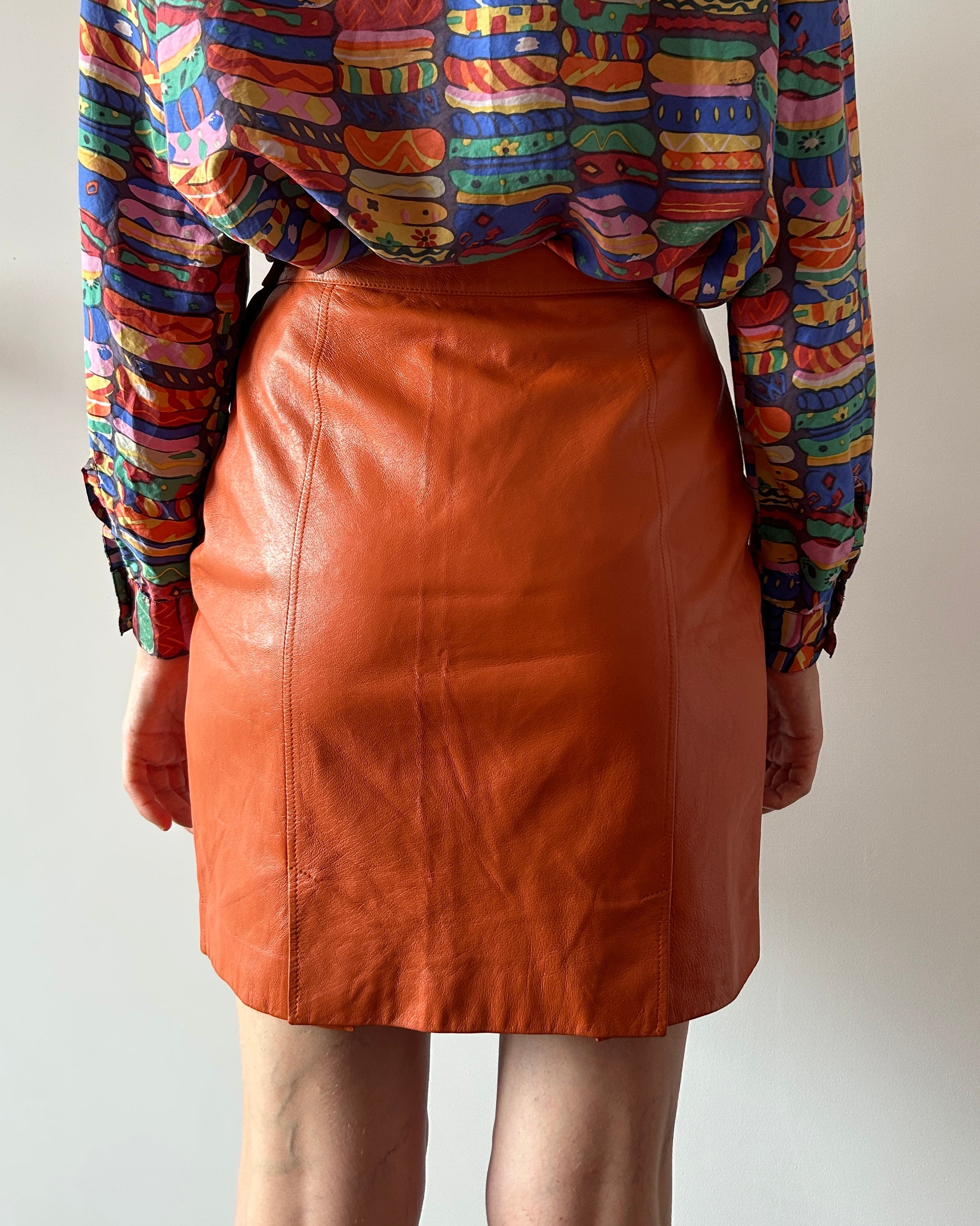 Minigonna arancio