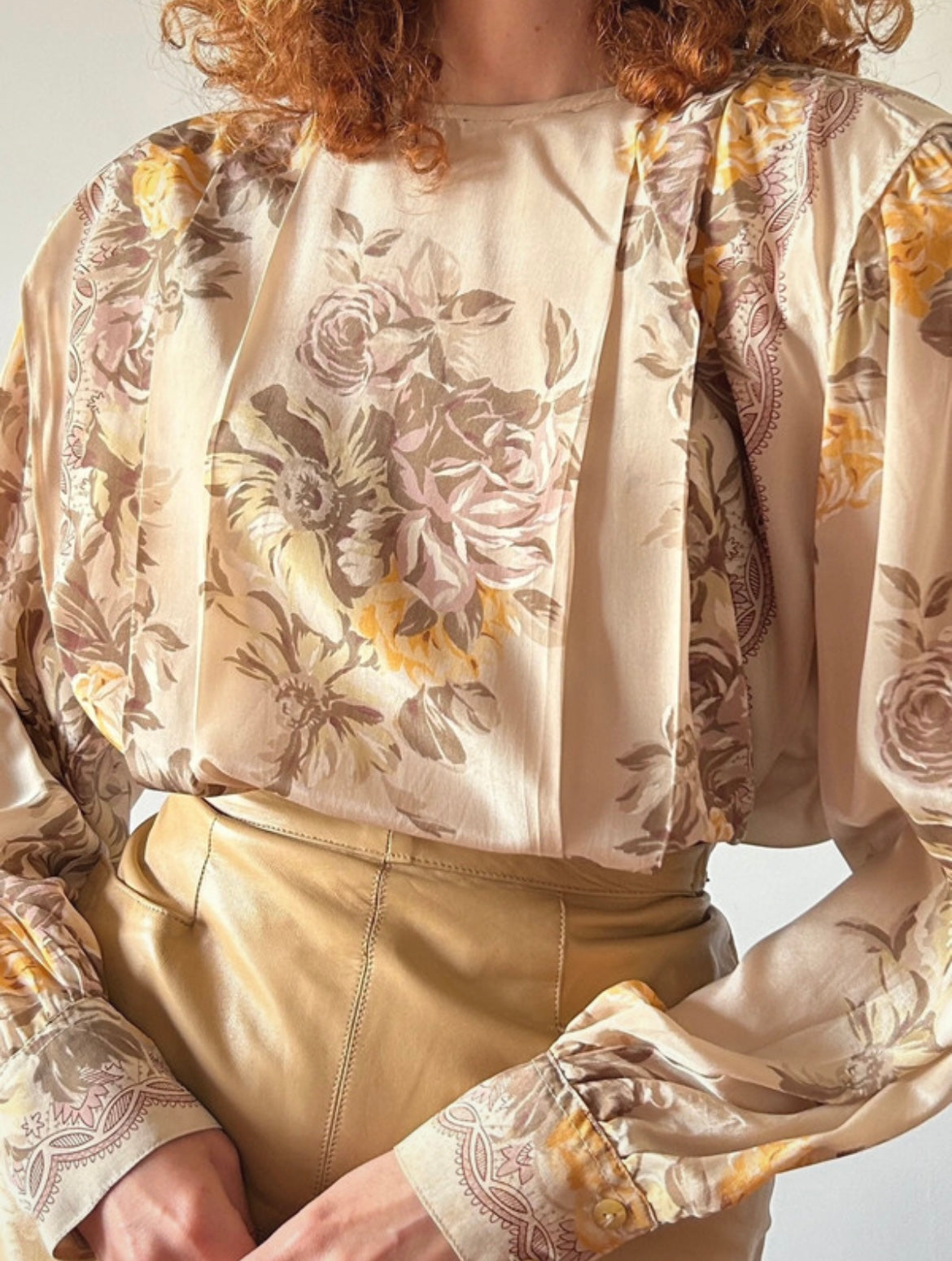 Camicia seta rose