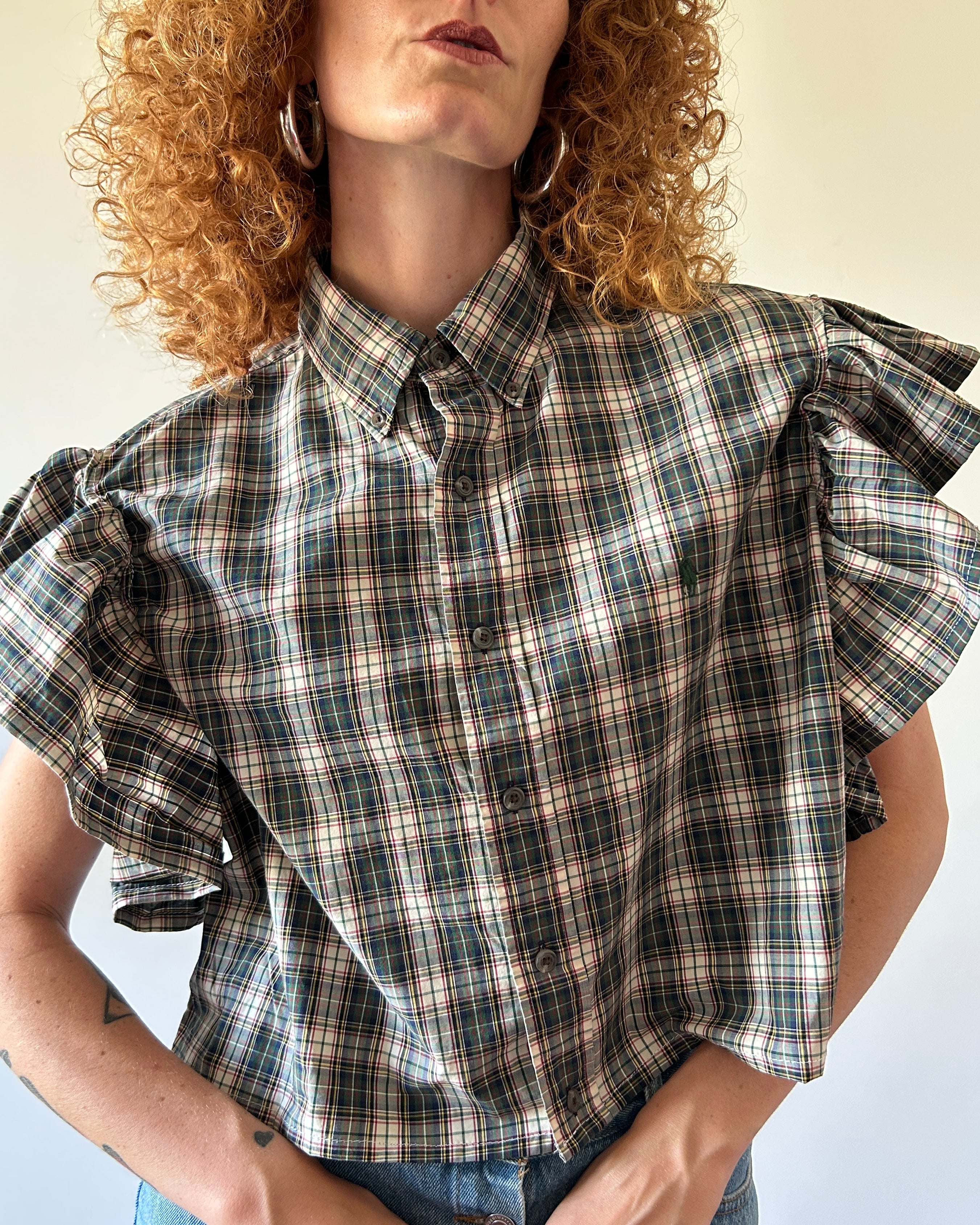 Camicia Ralph Lauren crop